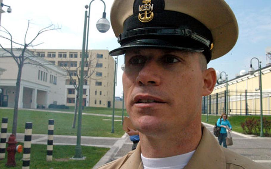 Chief Petty Officer Sam Robinson, 33, serves as the president of the Naples area Chief Petty Officer Association. Making chief in the Navy is one of the most prestigious goals a sailor can achieve, he said.