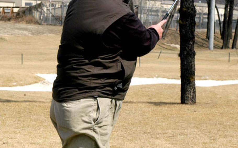 Area I recreation adviser Jay Underwood is helping Better Opportunities for Single Soldiers organize a night golf scramble at the Camp Casey Golf Course.