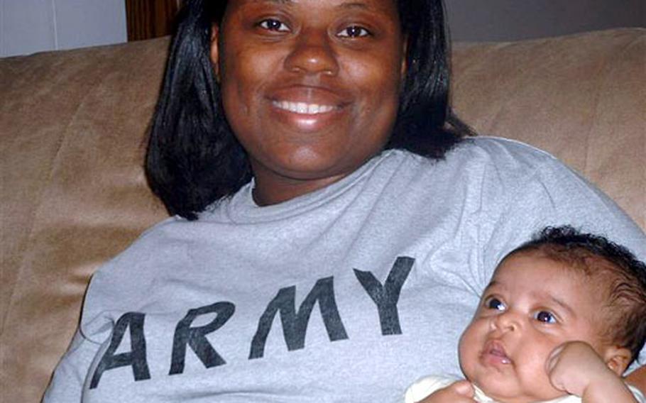 Jerrika Weston says she’s pleased with her decision to nurse her newborn daughter, Ciara, and credits the Baby-Friendly Heidelberg Army hospital maternity staff with helping her understand the art and science of breast-feeding.
