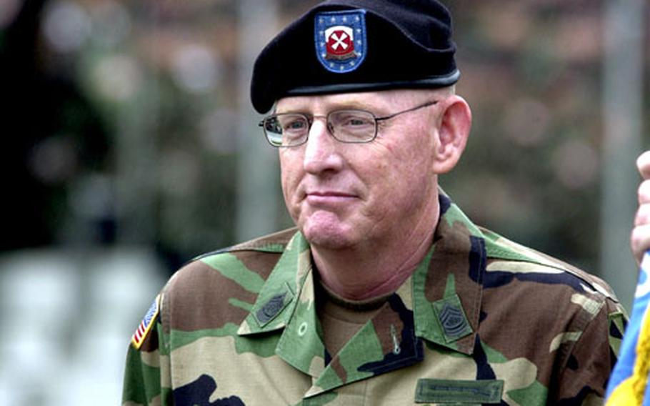 Command Sgt. Maj. Barry Wheeler, senior enlisted U.S. leader in South Korea, addressed various topics during his first appearance on “From the Top,” a live monthly radio program in which the community is invited to call or e-mail questions about life on the peninsula.