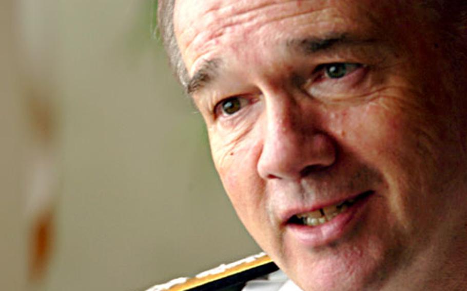Adm. Walter F. Doran, Commander in Chief Pacific Fleet, is retiring in July.