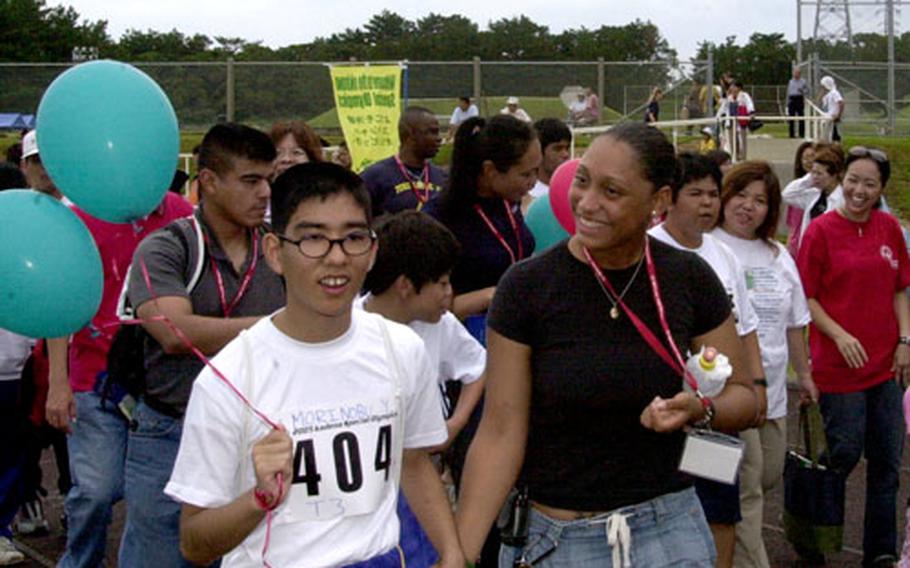 More than 5,500 people attended the 2005 Kadena Special Olympics at Kadena High School, Okinawa, on Saturday. Athletes competed in 18 different events.