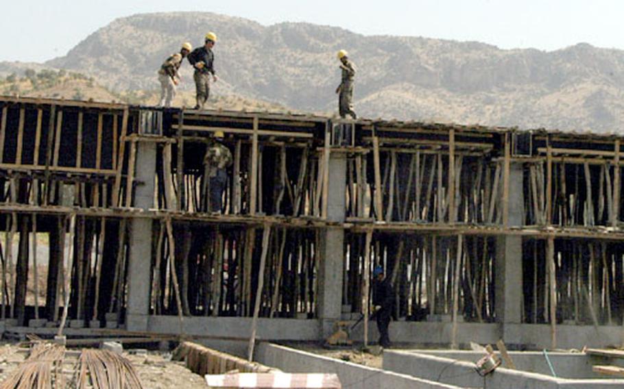 Work continues on the the Zanko substation in Irbil. The substation will be s aource of electricity for industrial buildings, a hospital and some homes in the area.