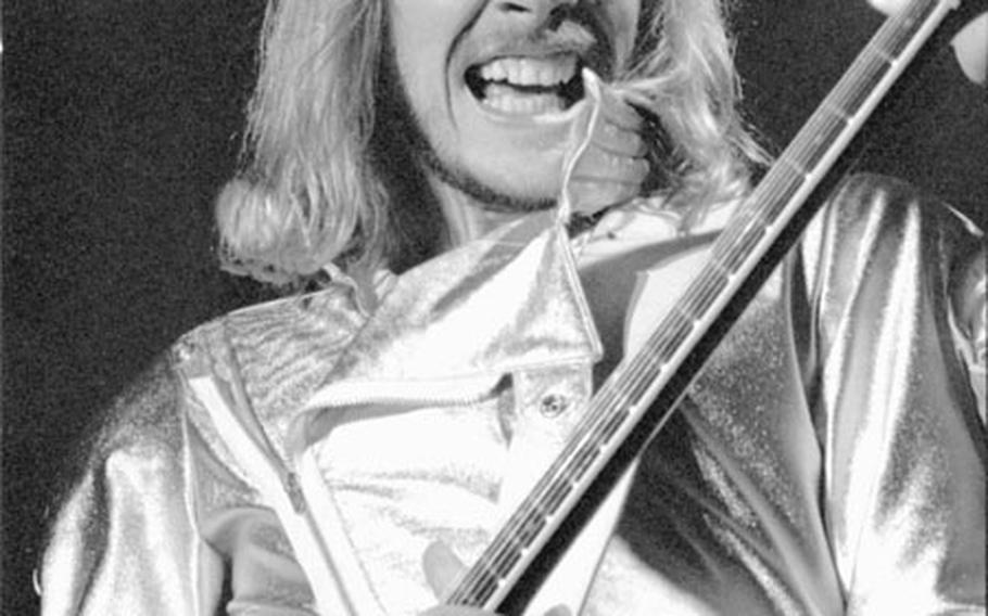 James Young of Styx plays the Festhalle in November, 1981.