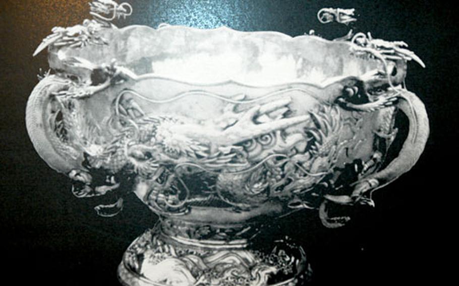 The Liscum Bowl, valued at $2.5 million, is the 2nd Infantry Division's most valuable trophy. It’s due to return from the States after a major restoration project, estimated to cost more than $30,000.
