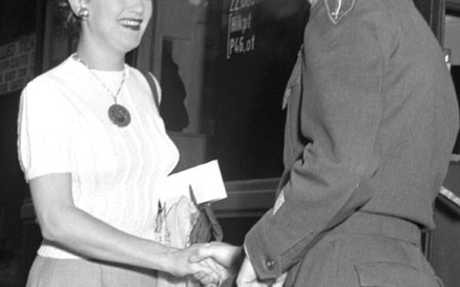 Actress Dorothy Lamour in Frankfurt, Germany, in June, 1950.