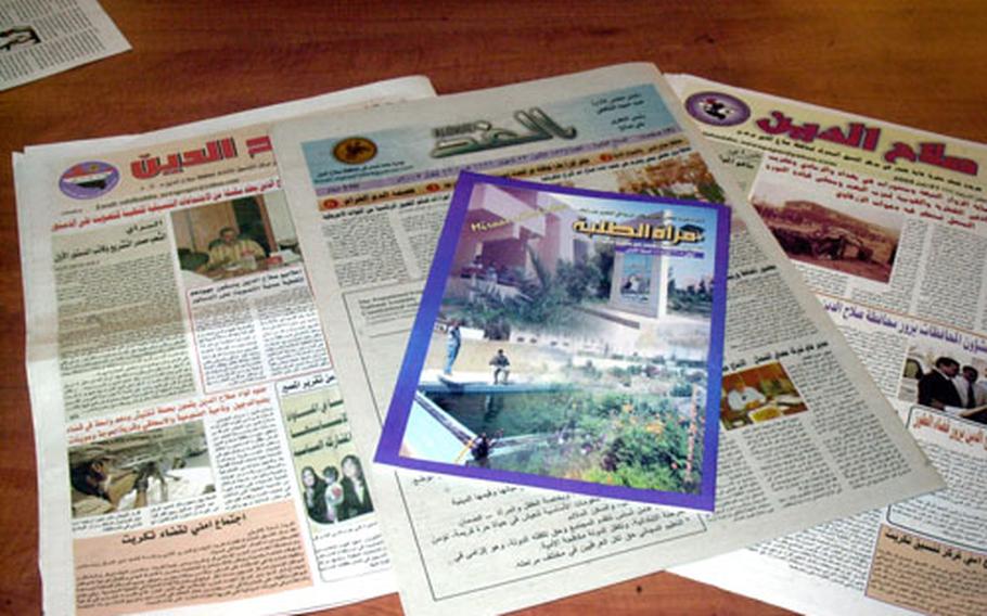 After decades of repression, new media outlets are popping up all over Iraq, many of them funded by the U.S. Army. The outlets have experienced varying success as journalists have been forced to relearn their craft in the new, freer environment.