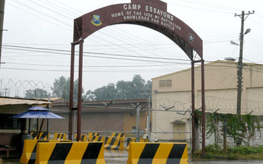 The 2nd Infantry Division vacated Camp Essayons, South Korea, in the last week of September.