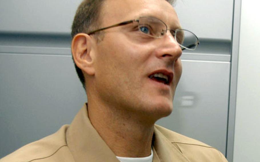Hospital Corpsman Chief Petty Officer Joseph Friddle returned from Iraq Nov. 4 after receiving the Bronze Star Medal for his medical service there.