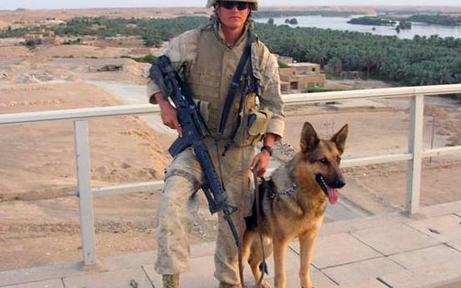Marine Sgt. Adam L. Cann, who was killed in a suicide attack in Ramadi on Thursday, is remembered by fellow Marines as a consummate professional. “I never met a better Marine doing what he did,” one of his fellow dog handlers recalled.
