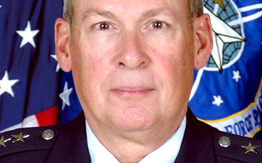 Gen. Lance W. Lord, commander of the Air Force Space Command.