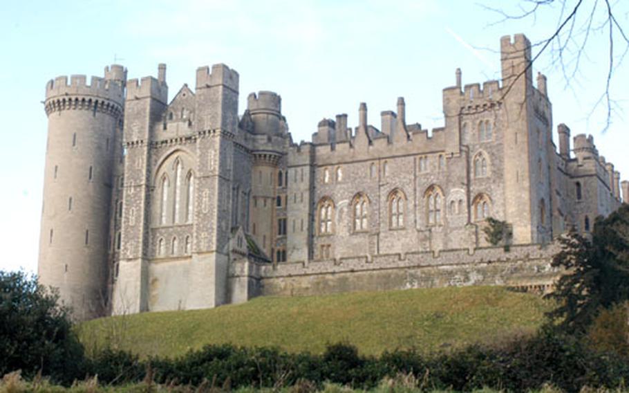 The vast and daunting Arundel Castle.