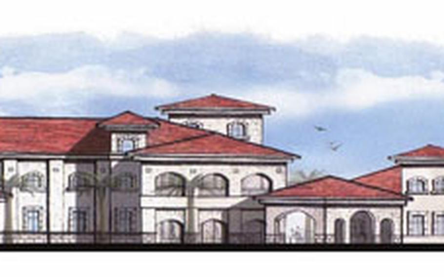 Construction of the $10 million command operations building, shown in this artist’s drawing, began in October at Naval Station Rota, Spain, and is expected to be done by late 2008.