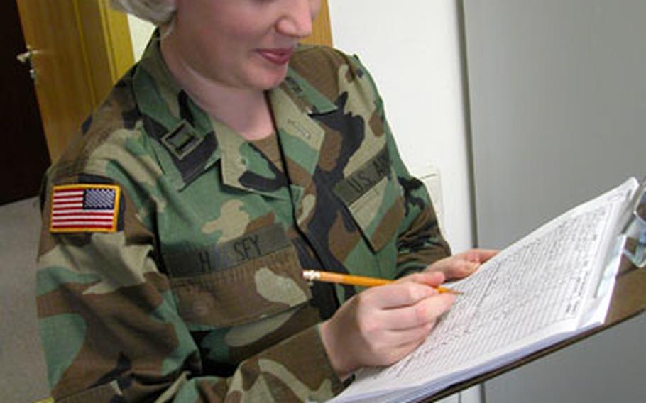 1st Infantry Division legal assistance chief Capt. Melissa Halsey said Monday in Würzburg that most soldiers are eligible for tax refunds. As of about 3 p.m. Monday, each person who came in to the tax center to file had received a refund, she said.