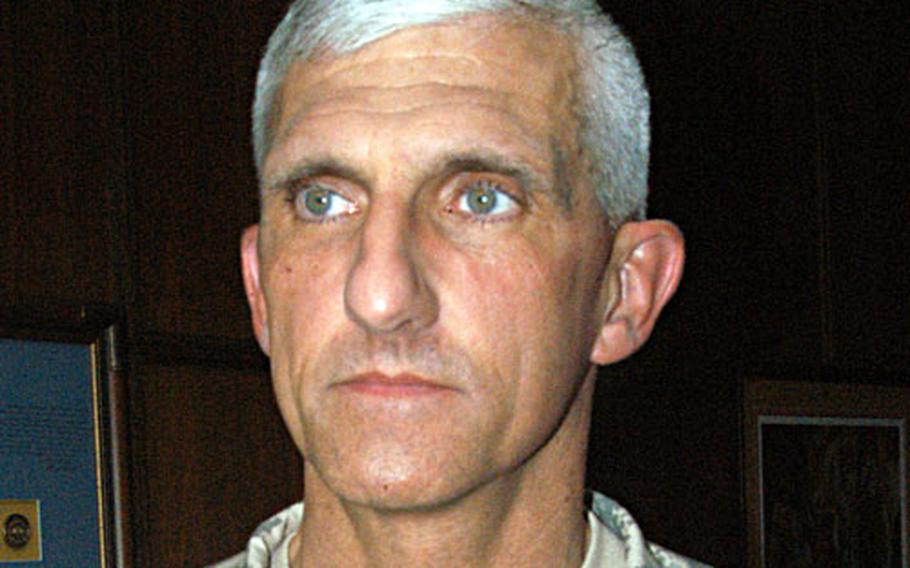 Army Maj. Gen. Mark Hertling, USAREUR deputy chief of staff, operations.