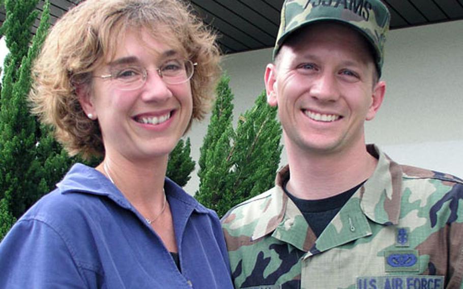 Rhonda Dallas, social worker for Family Advocacy of the 18th Medical Operation Squadron, and her husband, 1st Sgt. Mike Robicheau of the Air Mobility Squadron at Kadena Air Base, will be among more than 10,000 athletes competing in Sunday’s Okinawa Marathon.