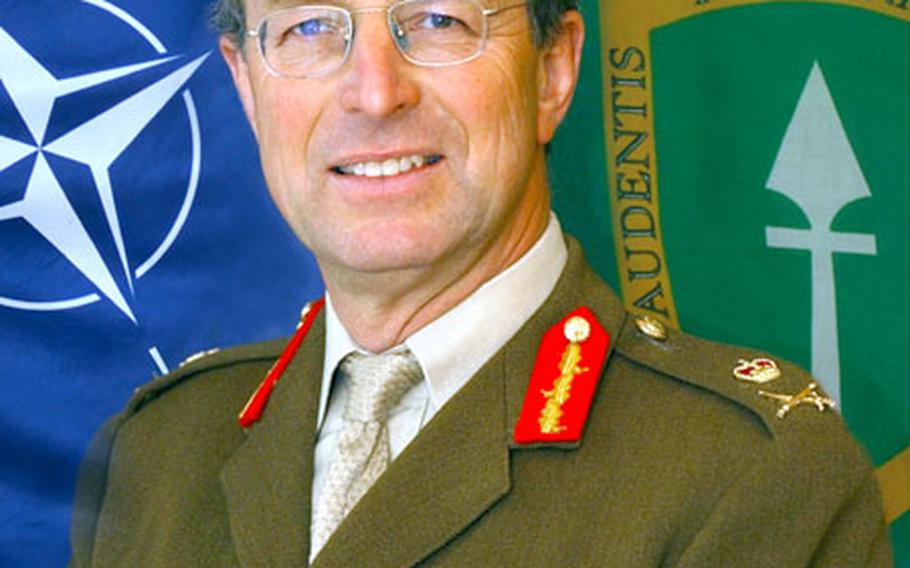 Lt. Gen. David Richards, commander of the Allied Rapid Reaction Corps.