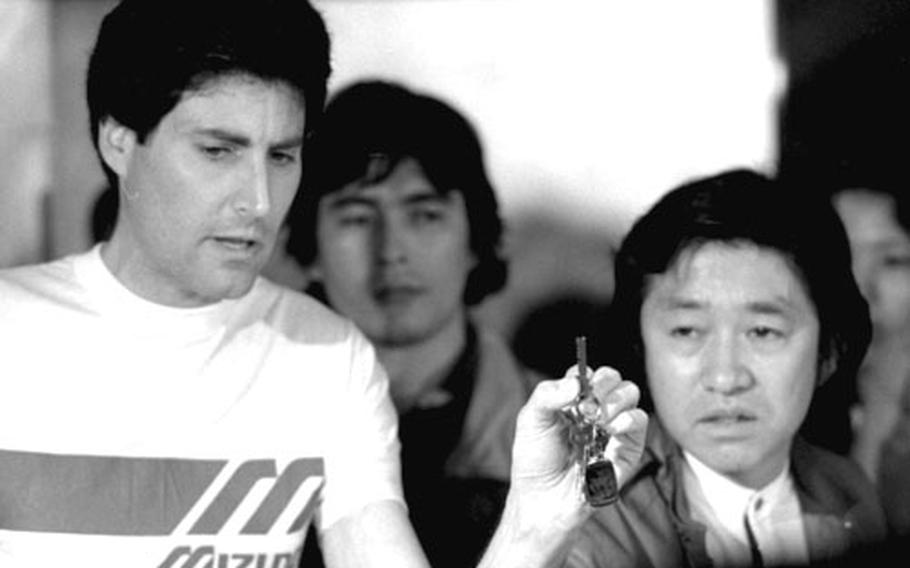 Uri Geller in Tokyo in March, 1983.