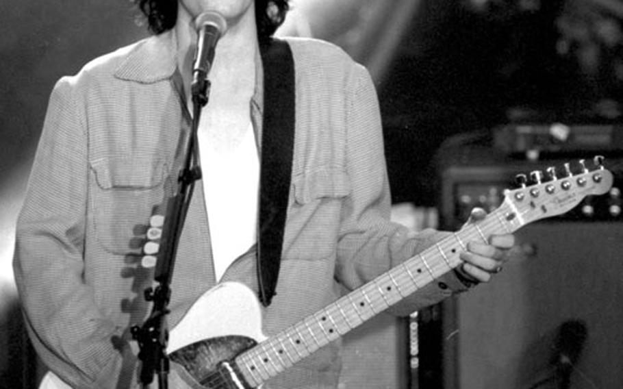 Jeff Buckley at the Sudbahnhof in Frankfurt, Germany, in February, 1995.