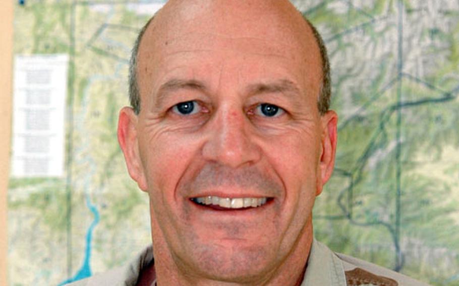 Navy Rear Adm. Michael LeFever, commander of the Combined Disaster Relief Center, Pakistan.