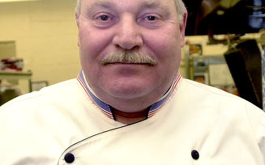 Wolfgang Geckeler, Marine Corps Community Services’ corporate chef, was recently notified he was accepted into The Honorable Order of the Golden Toque, an organization that limits membership to 115 worldwide.