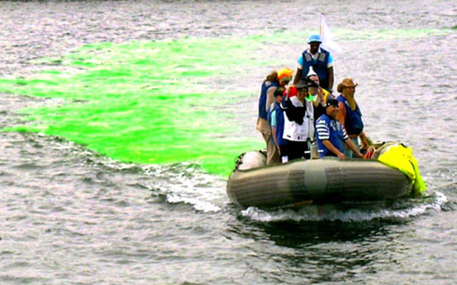 The USS Chancellorsville had a "Wizard of Oz" theme at the George I. Purdy RHIB race Friday in Yokosuka Naval Base's Green Bay Marina.