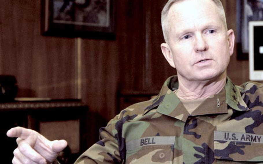 Gen. B.B. Bell assumed command of U.S. Forces Korea in February.