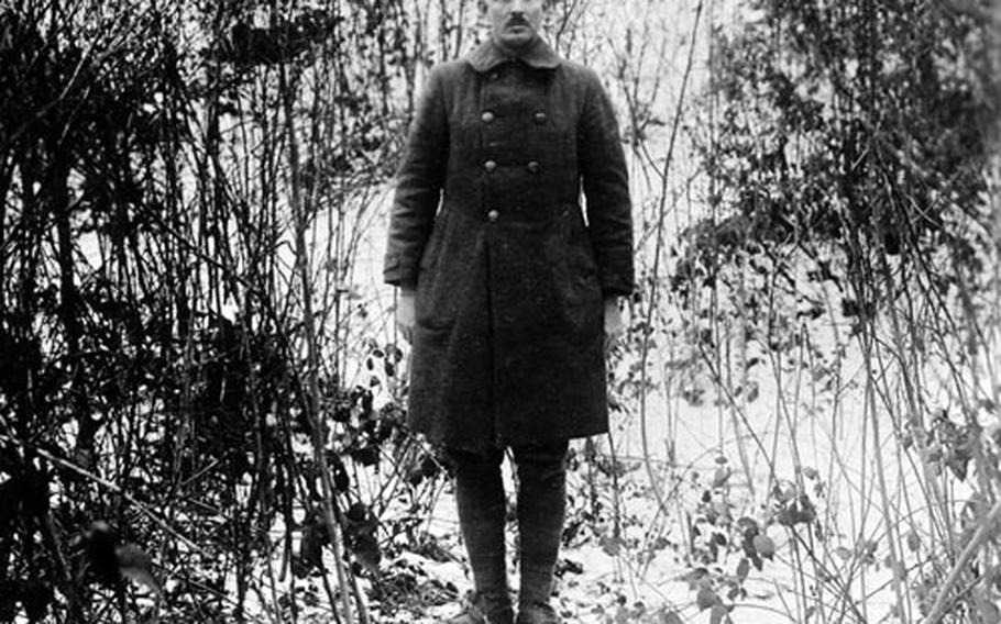 Sgt. Alvin York at the spot where he shot some 25 German soldiers and captured 132 more in the Argonne in 1918. Finding it in 2006, however, hasn’t been easy.