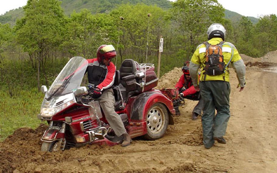 U.S. Forces Korea civilian Dave Darby found their were hazards on the road to Vladivostok during a group trek through Russia from May 29 to June 4.