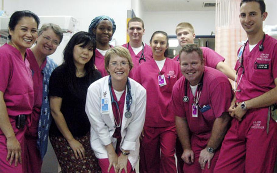 The staff of “AOB3” at Naval Hospital Yokosuka are in the baby-birthing business. They predict the number of babies born each month and are usually pretty close to the mark, even though it’s an imperfect science.