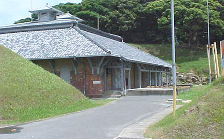 This magazine at the Maebata Ordnance Facility near Sasebo Naval Base was built for the Japanese Imperial Navy in 1913.