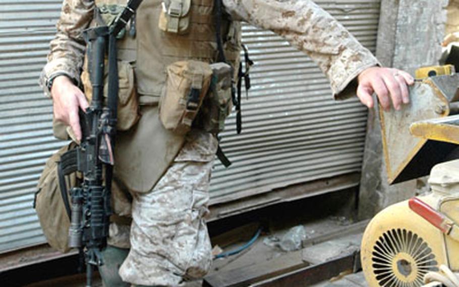“Oh boy, when you hear, &#39;I love you, Mister&#39; — you know you’re in for it,” said Navy Corpsman Douglas "Doc" Williams, 38, of Lexington, Mass.