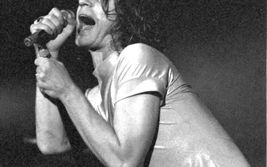 Michael Hutchence of INXS in Frankfurt, Germany, in 1990.