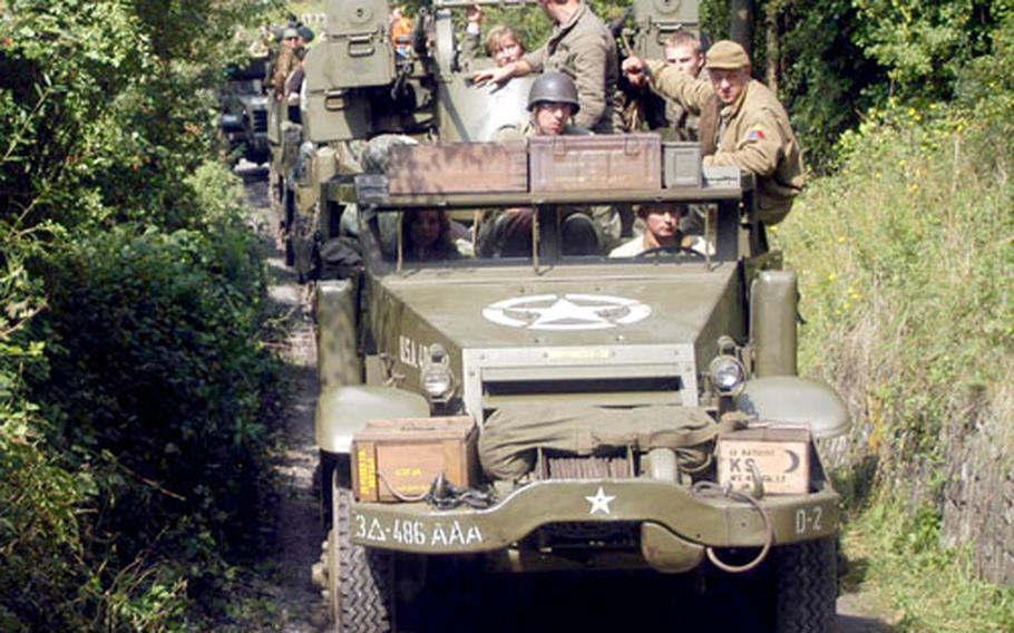 Besides the monuments and plaques, Belgians remember U.S. troops from World War II in other ways. The annual Tanks in Town rally in Mons, Belgium, which is the capital of Hainaut Province, drew hundreds of participants this year, many of whom dressed in WWII garb.