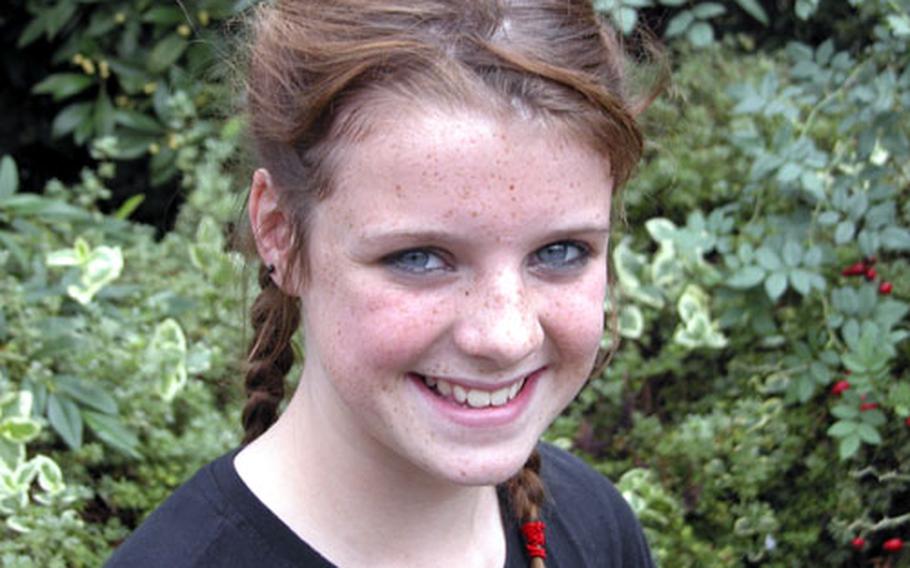 Lakenheath freshman Amber Buckingham.