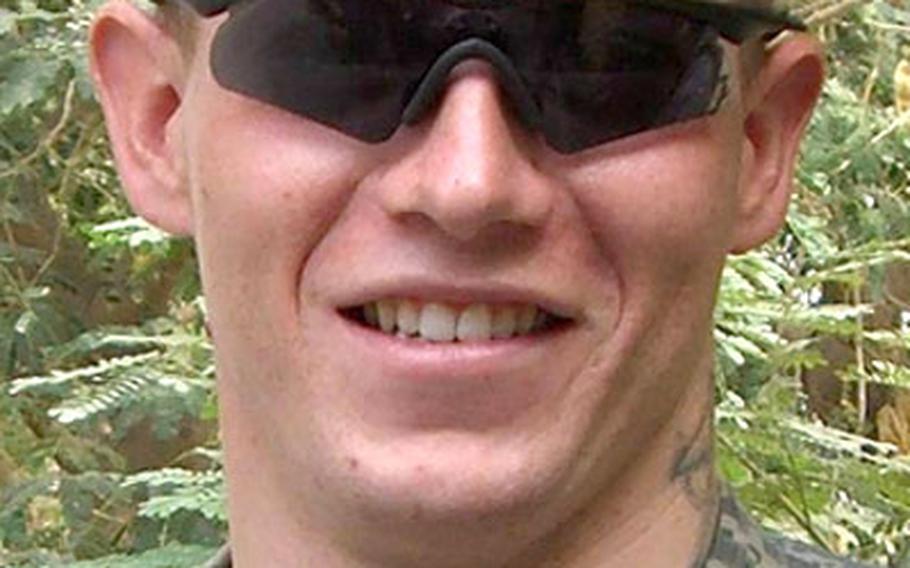Sgt. Willsun Mock was killed Oct. 22 just outside Forward Operating Base Loyalty in Iraq when a roadside bomb exploded. The Kansas native was remembered this week in separate memorial services at FOB Loyalty and in Schweinfurt, Germany.