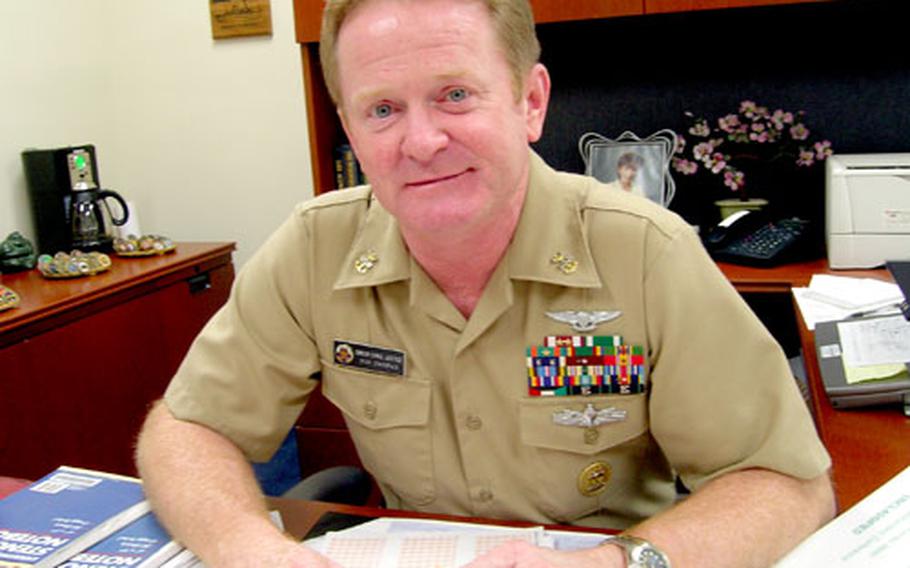 While not an official instruction, liberty plans are encouraged at the command level for sailors ranked E-5 and below at Naval Air Facility Atsugi, says Command Master Chief Chris Justice.