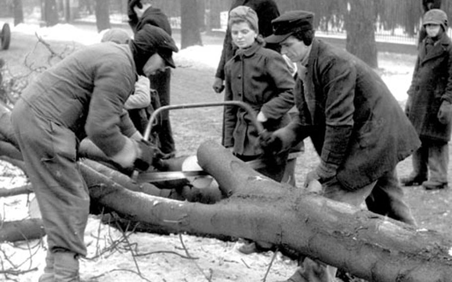 Trees that were once prized for their beauty and shade became the key to survival in Berlin in the winter of 1946-47.