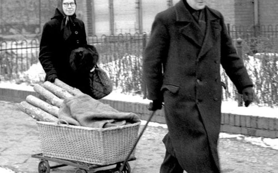 While many people hauled firewood home on their backs, Berlin's more affluent residents had an easier time of it.