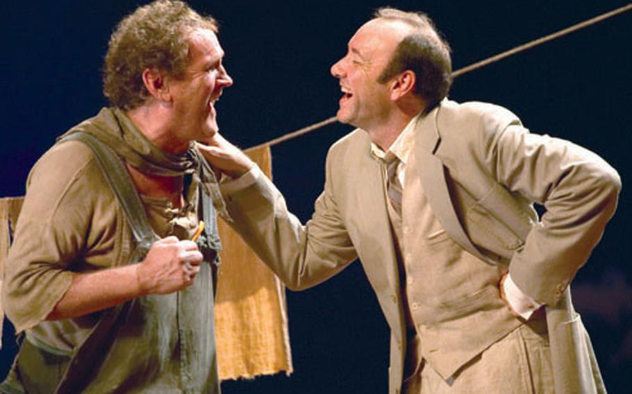 Colm Meaney and Kevin Spacey star in Eugene O'Neill's "A Moon for the Misbegotten" at London's Old Vic Theatre.