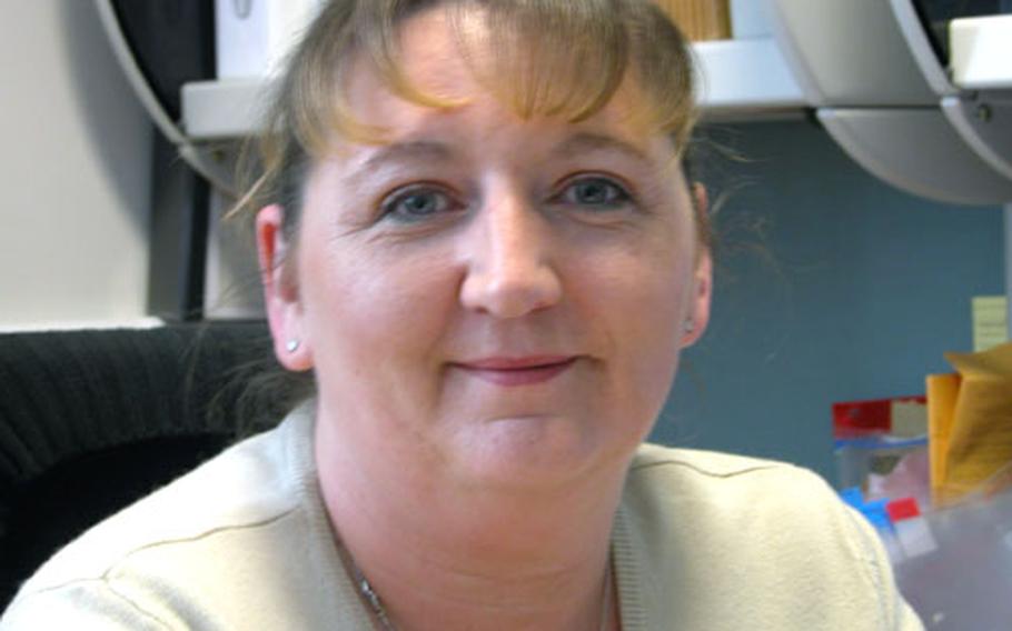 Claire Hartigan, a passport office offical, keeps most of her family close by in Lakenheath.