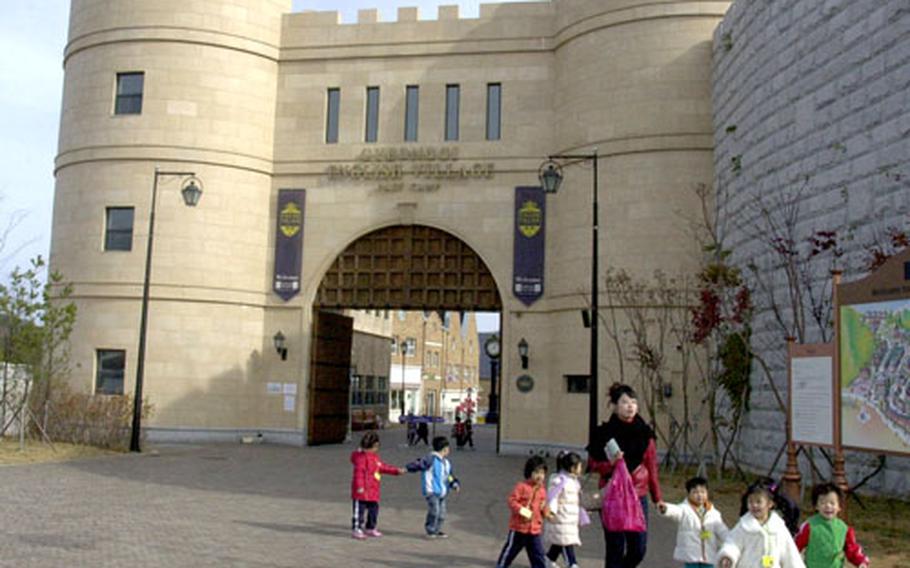 Paju, South Korea’s Gyeonggi English Village is a $97 million English-language immersion town designed to help local students gain English proficiency in real-world situations.
