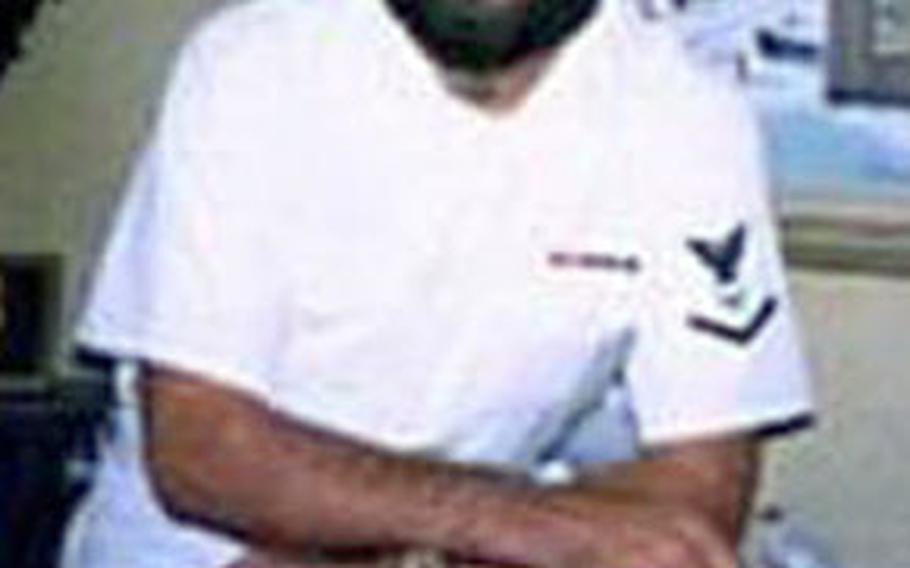 Gary Bernhard in Las Vegas on leave in 1974.