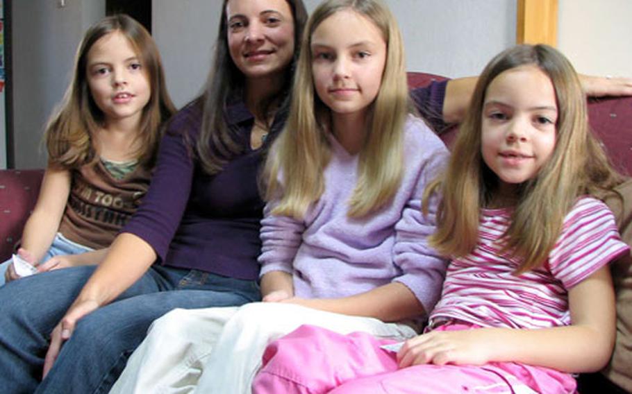 Maya, Kim, Jasmine and Kiera Starnes have prepared well for Tech. Sgt. Charles Starnes’ deployment to the Middle East. The key, the parents say, is to keep a steady daily schedule and know beforehand what to do in emergencies.