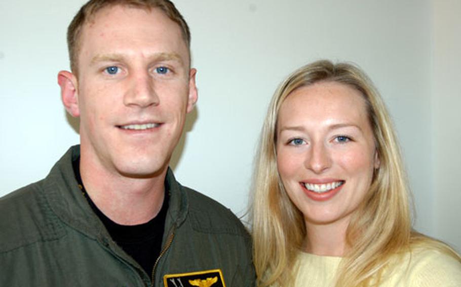 Capt. Patrick Pearson and his wife, Noel.