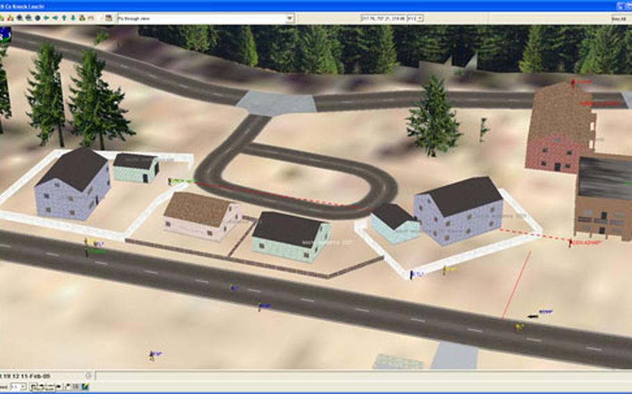 This screen image shows what the Initial-Homestation Instrumentation Training System looks like.