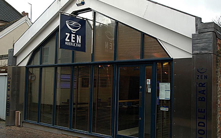 The Zen Noodle Bar at Bury St. in Edmunds, England
