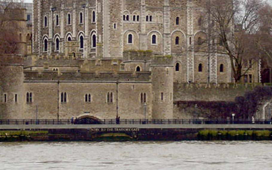 The Tower of London&#39;s White Tower is its most dominant building and can be seen here across the River Thames. The Tower of London offers a glimpse into British royalty through its priceless Crown Jewels, powerful armories and as the site of torture practices.