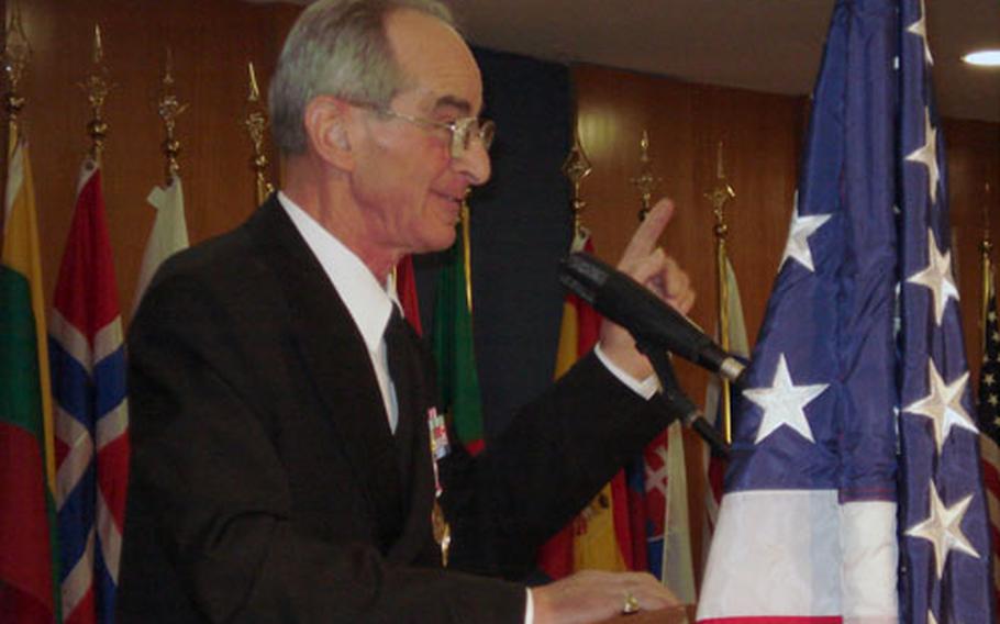 Forziati delivers a top 10 list of things he learned after spending nearly 30 years in the U.S. Navy. The list culminated with his notion that camaraderie is key in military service and the camaraderie through the years never changes. He also leaves the title of the oldest serving member of the U.S. Navy.