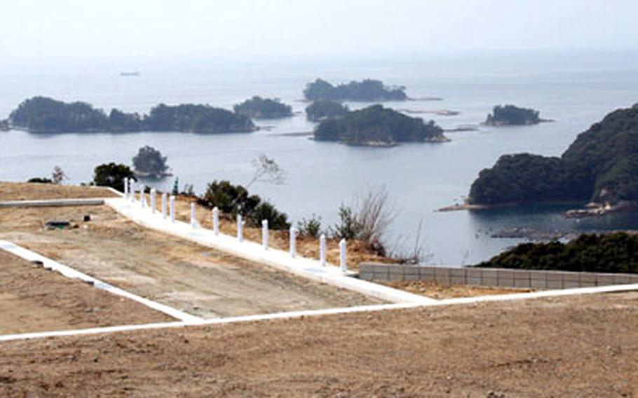 Terry Renick bought land overlooking Sasebo’s 99 islands and is building a 2,000-square-foot house on the lot. Renick, a civilian worker at Sasebo Naval Base, Japan, is using his government housing allowance to purchase the bulk of the new home and land.